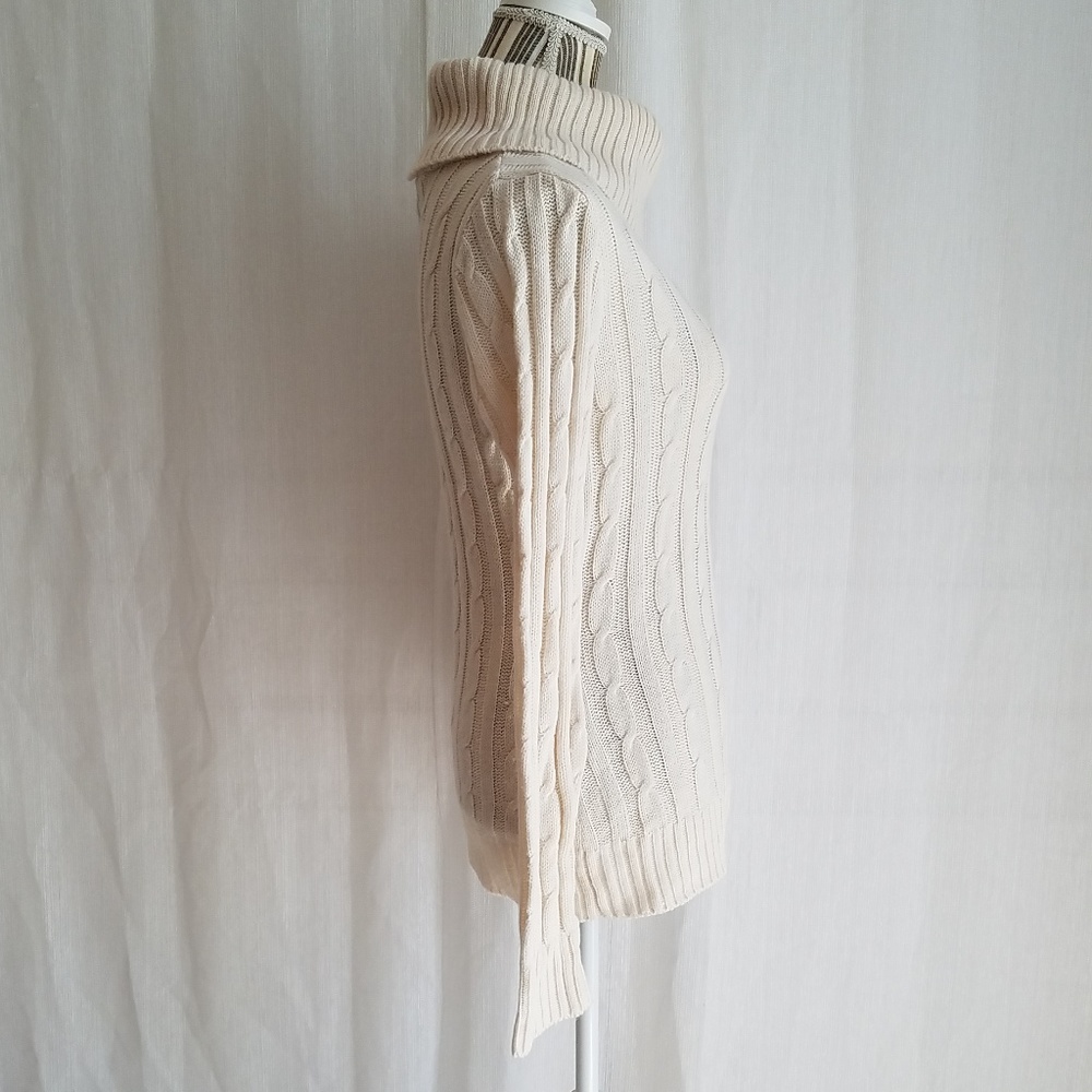 Susie Rose Cowl Neck 2 Button Sweater - Picture 3 of 6
